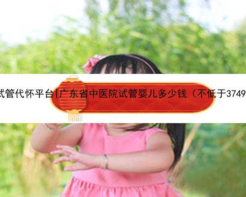 广东试管代怀平台|广东省中医院试管婴儿多少钱（不低于37492元）